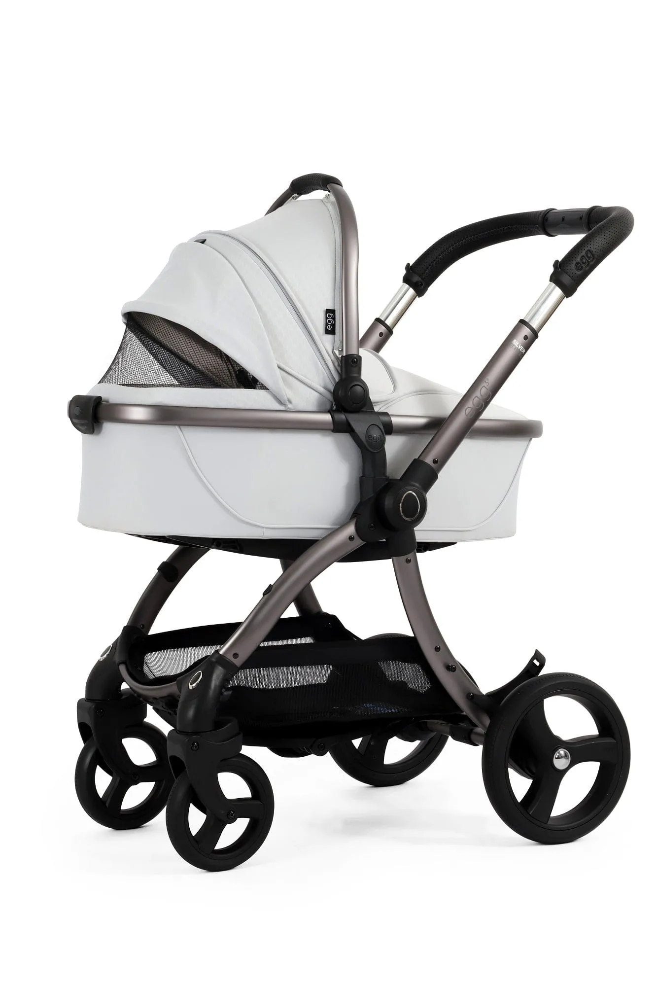 Egg 3 Luxury Cabriofix i-Size Travel System - Houndstooth Silver