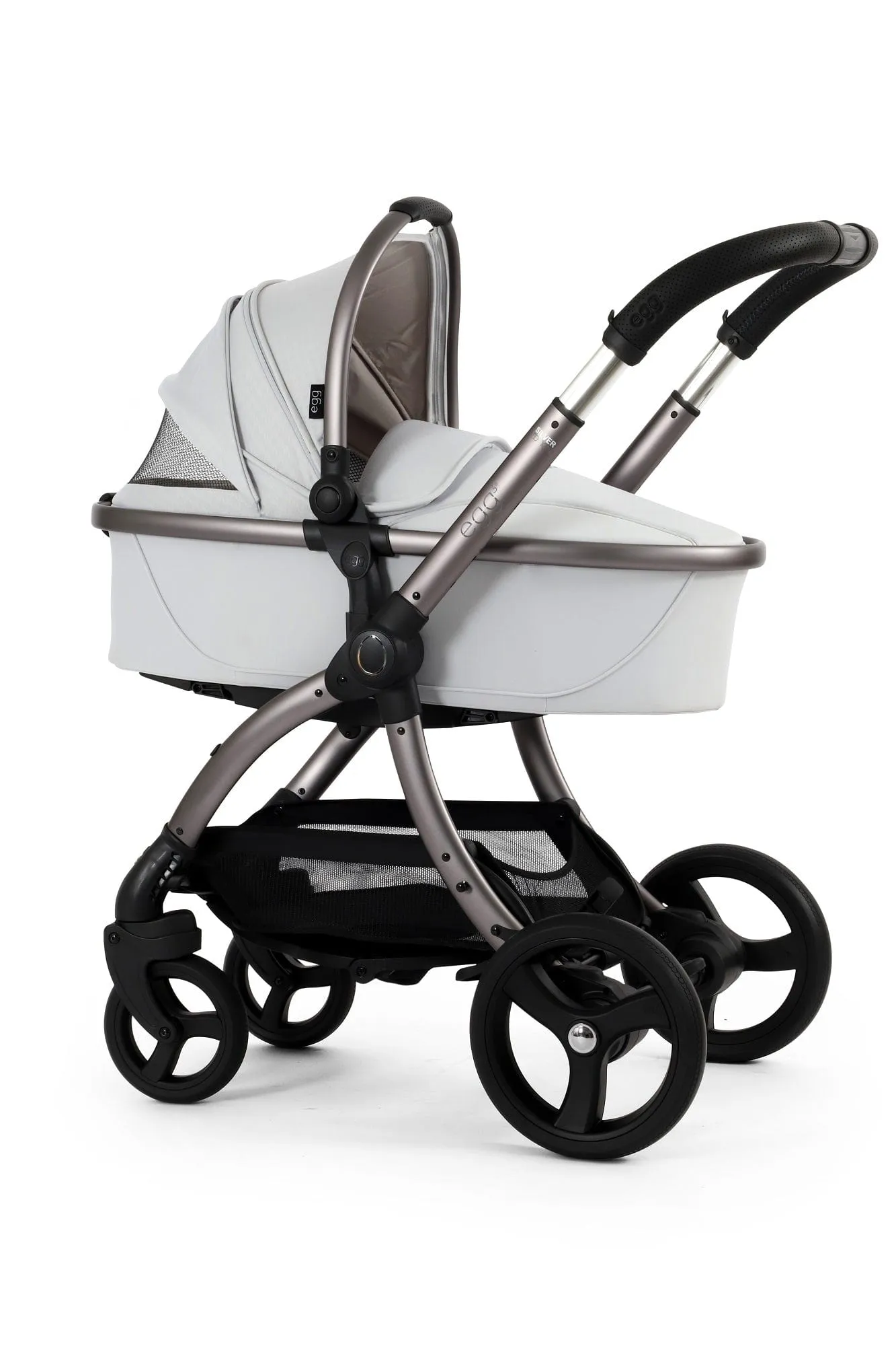 Egg 3 Luxury Cabriofix i-Size Travel System - Houndstooth Silver