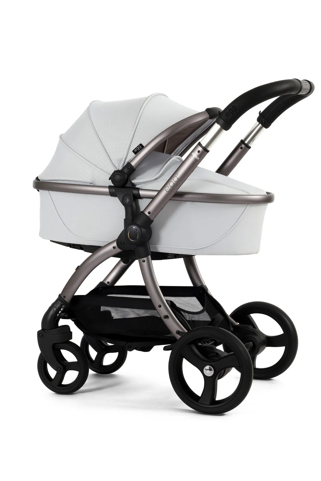 Egg 3 Luxury Cabriofix i-Size Travel System - Houndstooth Silver