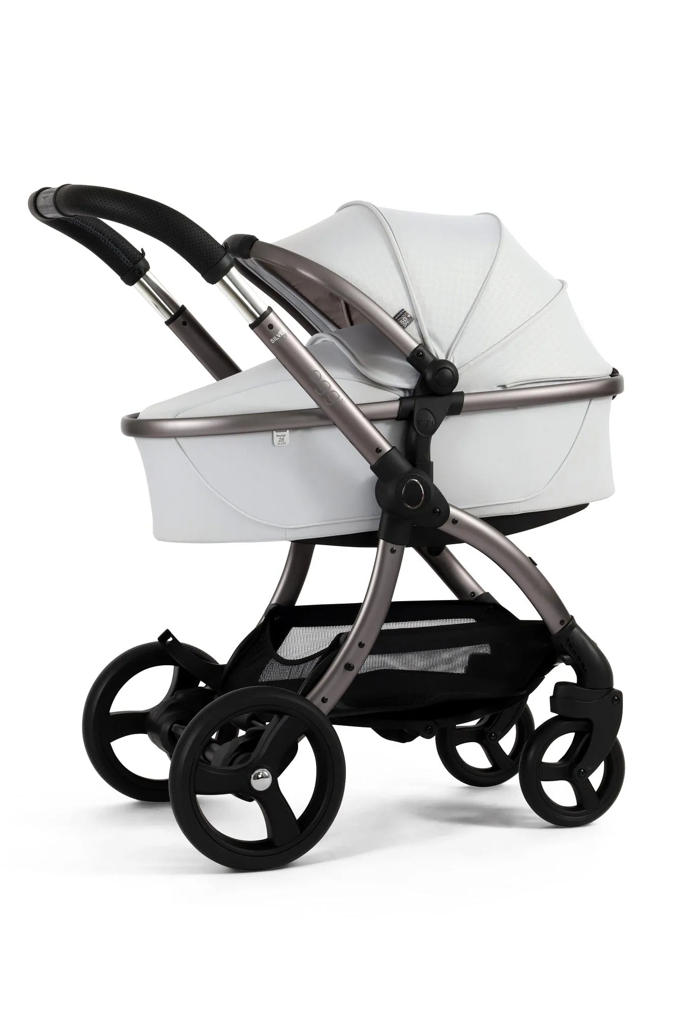 Egg 3 Luxury Cabriofix i-Size Travel System - Houndstooth Silver