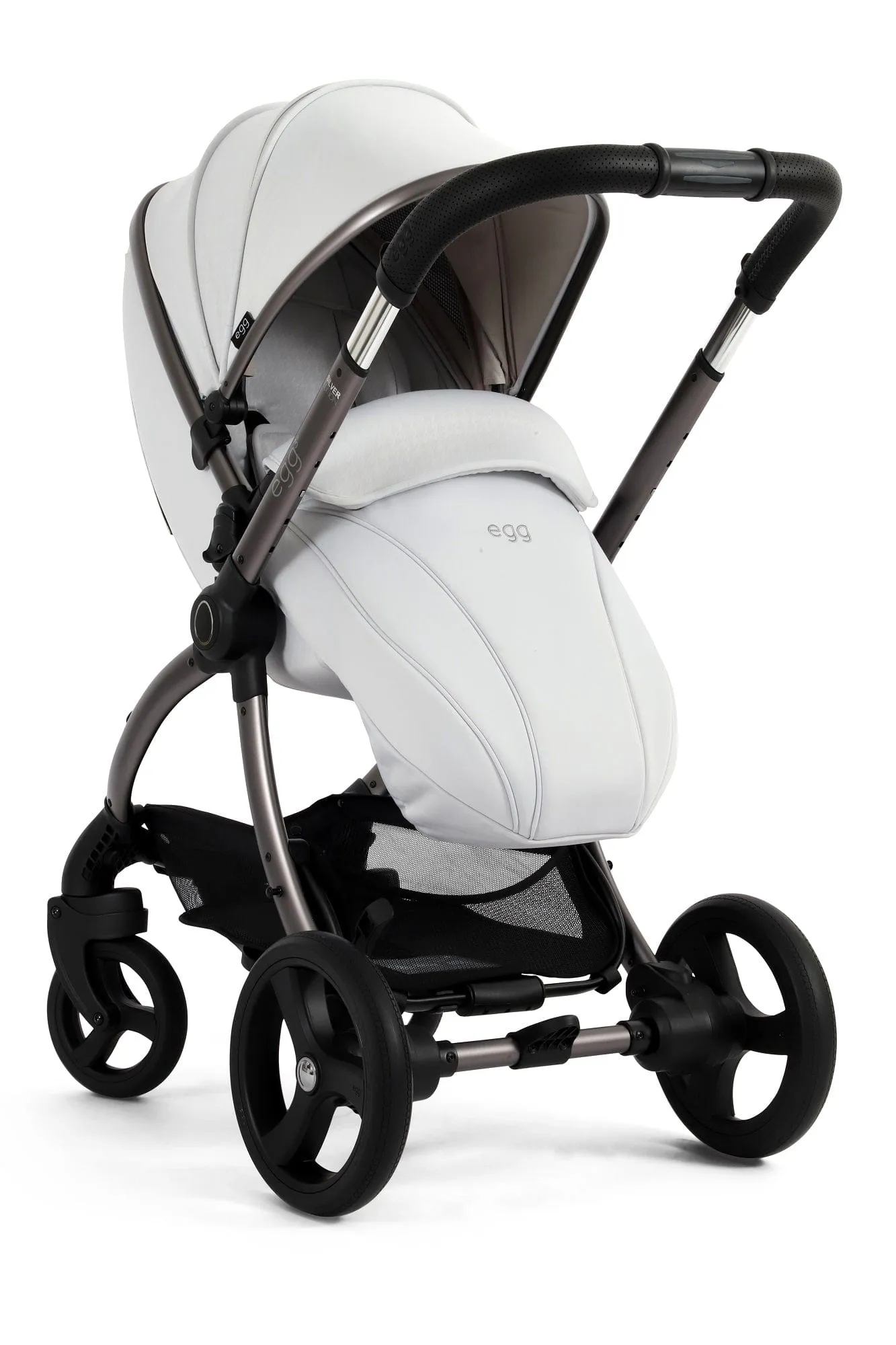 Egg 3 Luxury Cabriofix i-Size Travel System - Houndstooth Silver