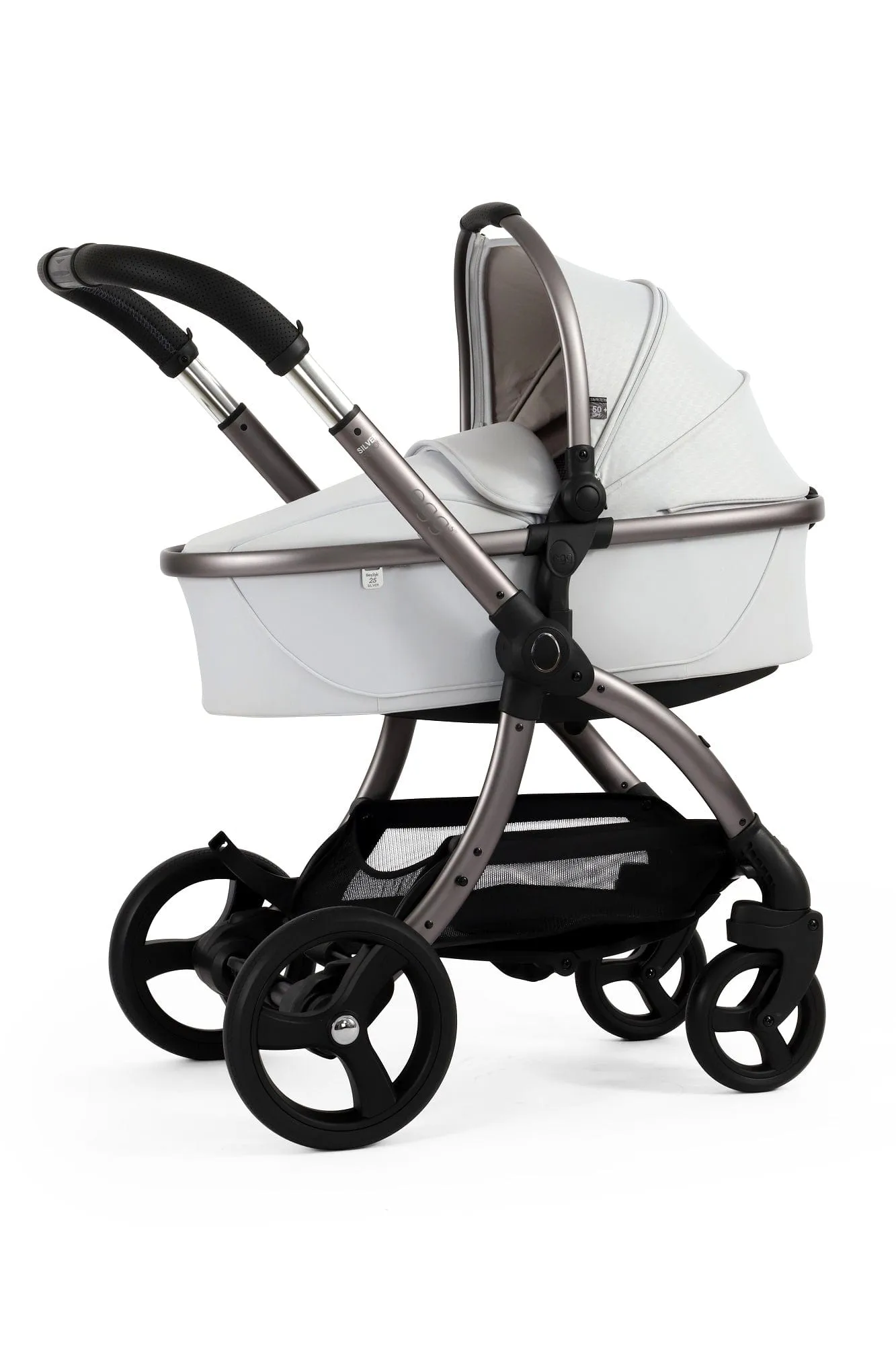 Egg 3 Luxury Cabriofix i-Size Travel System - Houndstooth Silver