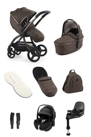 Egg 3 Luxury Pebble 360 PRO 2 Travel System - Chocolate Velvet