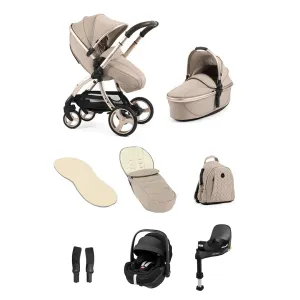 Egg 3 Luxury Pebble 360 PRO 2 Travel System - Feather