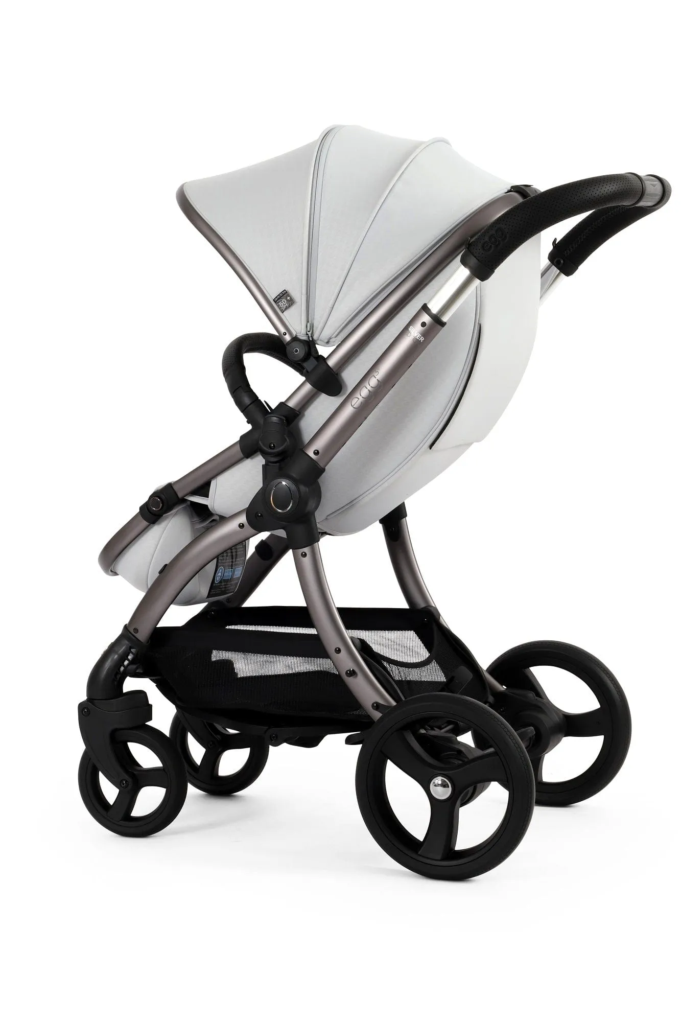 Egg 3 Luxury Pebble 360 PRO 2 Travel System - Houndstooth Silver
