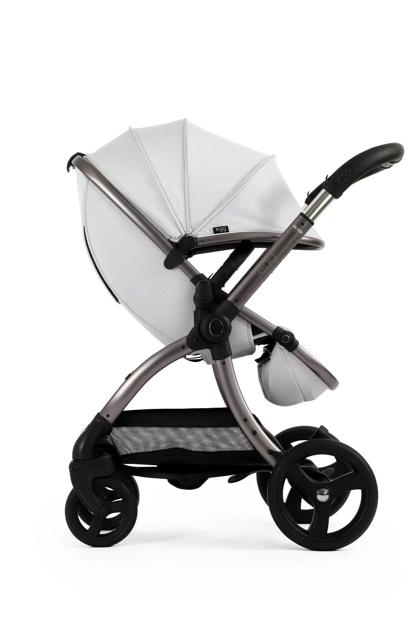 Egg 3 Luxury Pebble 360 PRO 2 Travel System - Houndstooth Silver