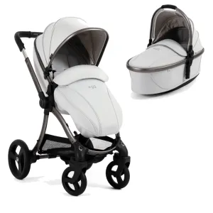 Egg 3 Stroller and Carrycot - Houndstooth Silver