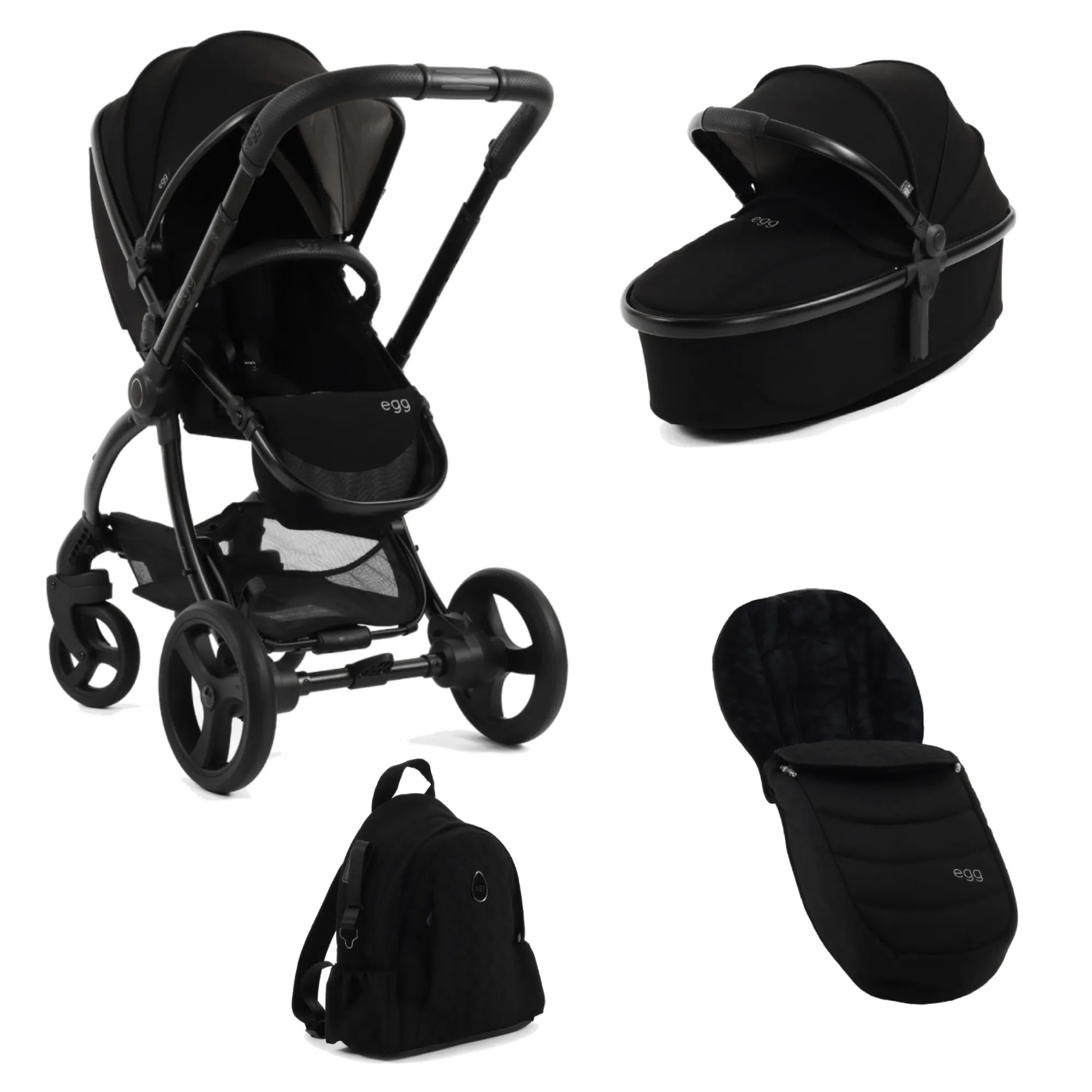 Egg 3 Stroller Essential Bundle - Black Edition