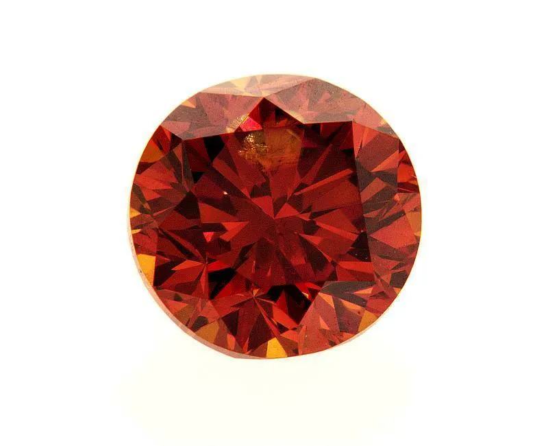 EGL Certified Natural Rare FANCY RED COLOR Round Cut Loose Diamond 1.51 CT I1