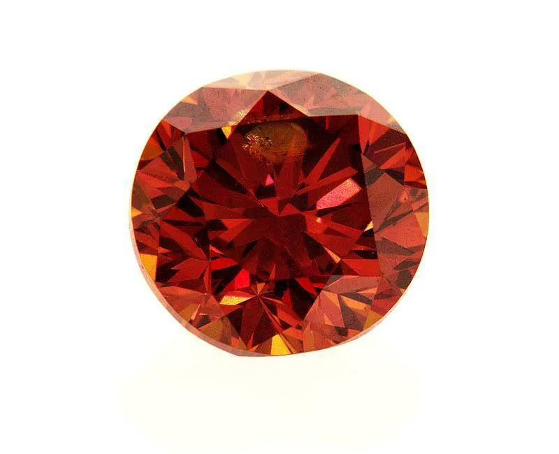 EGL Certified Natural Rare FANCY RED COLOR Round Cut Loose Diamond 1.51 CT I1