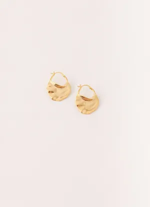 Elated Hoop Earrings - Gold