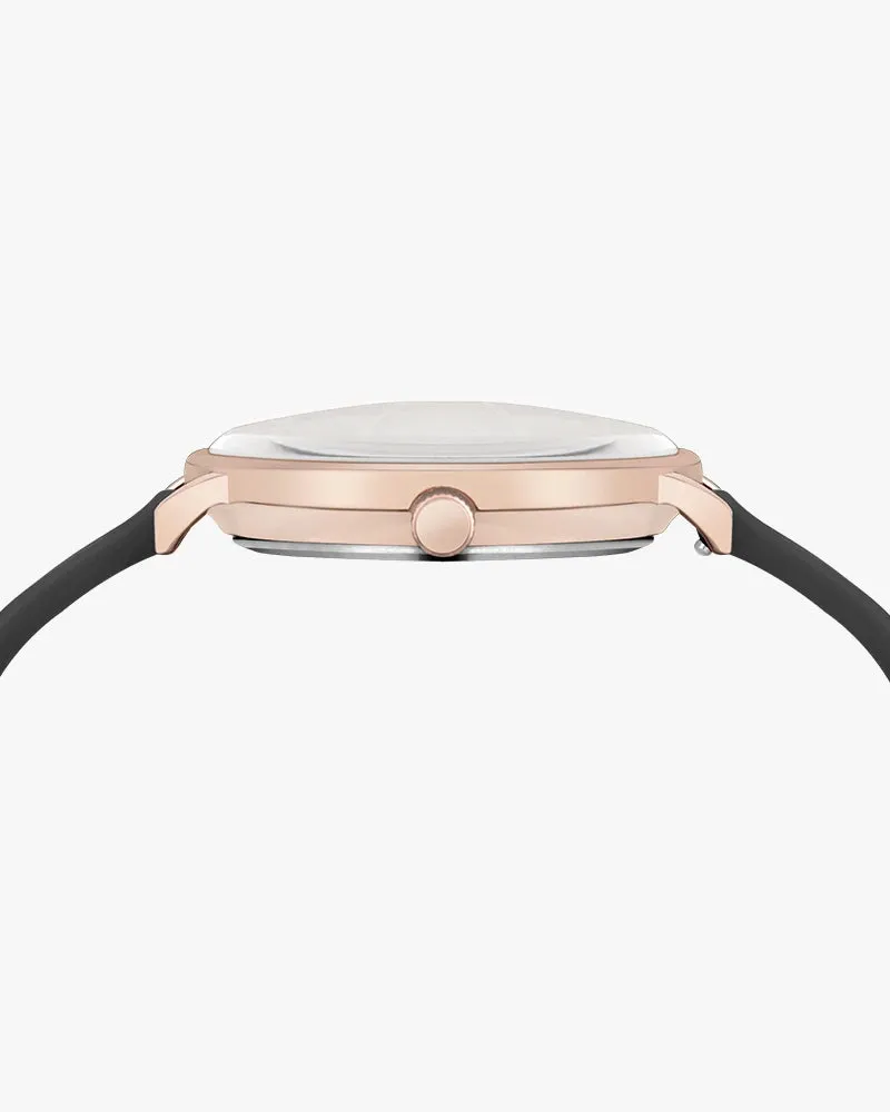 Elegadoom White Rosegold Grey Silicone