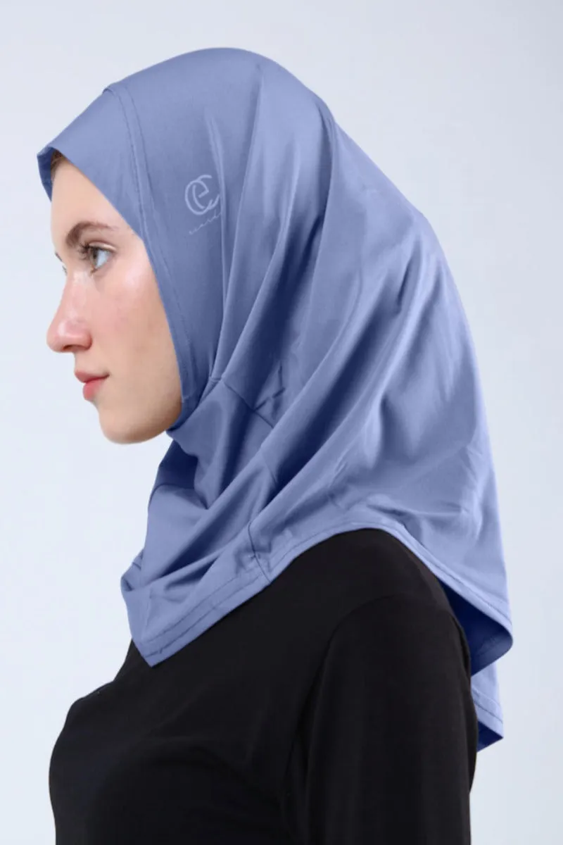 Elegant Full-Coverage Sport Hijab  | Blue