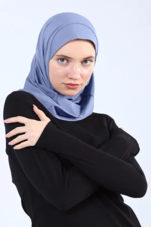 Elegant Full-Coverage Sport Hijab  | Blue