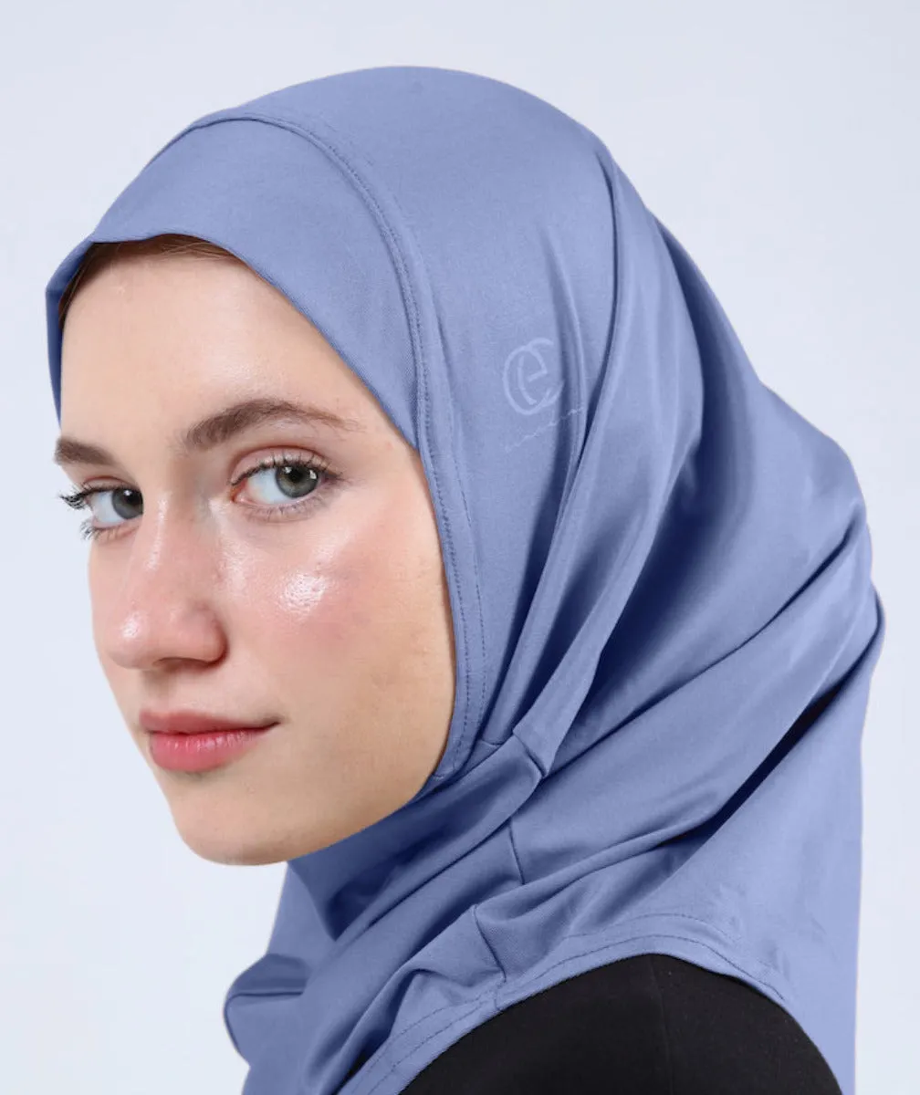 Elegant Full-Coverage Sport Hijab  | Blue