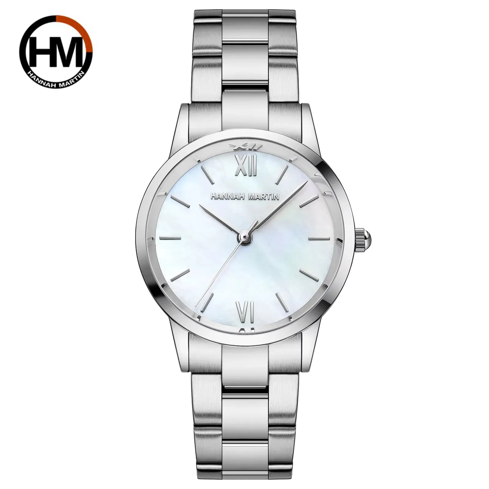 Elegent Rose Gold Women Watch Japan Movement Quartz Waterproof Wristwatches Female round Dial Stain Steel Band Fashion Clock