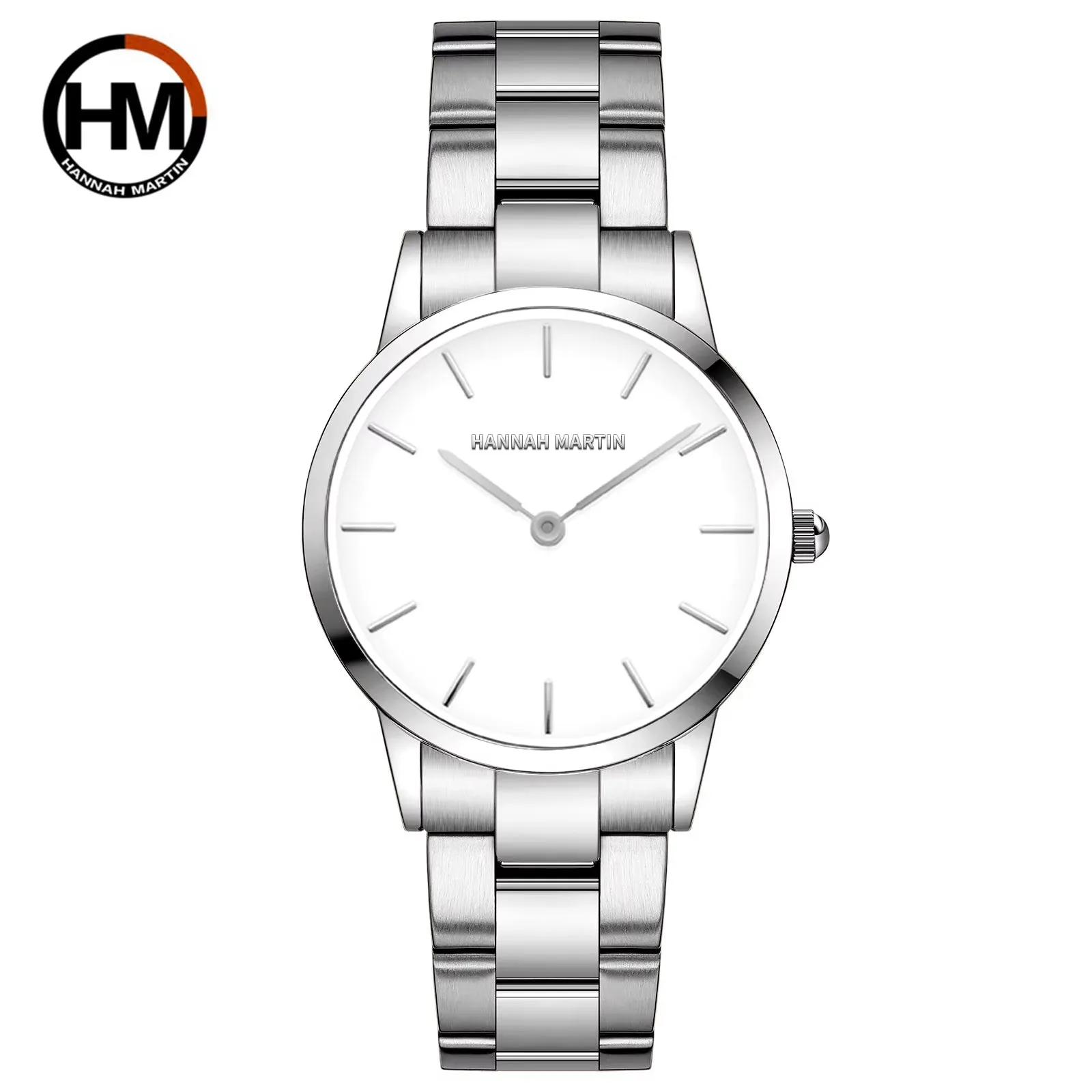 Elegent Rose Gold Women Watch Japan Movement Quartz Waterproof Wristwatches Female round Dial Stain Steel Band Fashion Clock