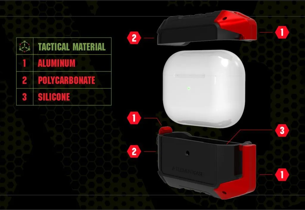 Element Case BLACK OPS AIRPODS CASE - AirPods 1st/2nd Gen & 3rd Gen (NEW)