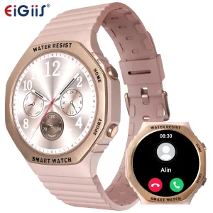 ElGllS Smart Watch For Women(Answer/Make Calls), Fitness WatchWith Heart Rate Blood Pressure SleepMonitor, 1.32" Women Sports SmartWatch For iPhone & Android, RuggedOutdoor Tactical Women's SmartWatch, Simple, Elegant, Cheap