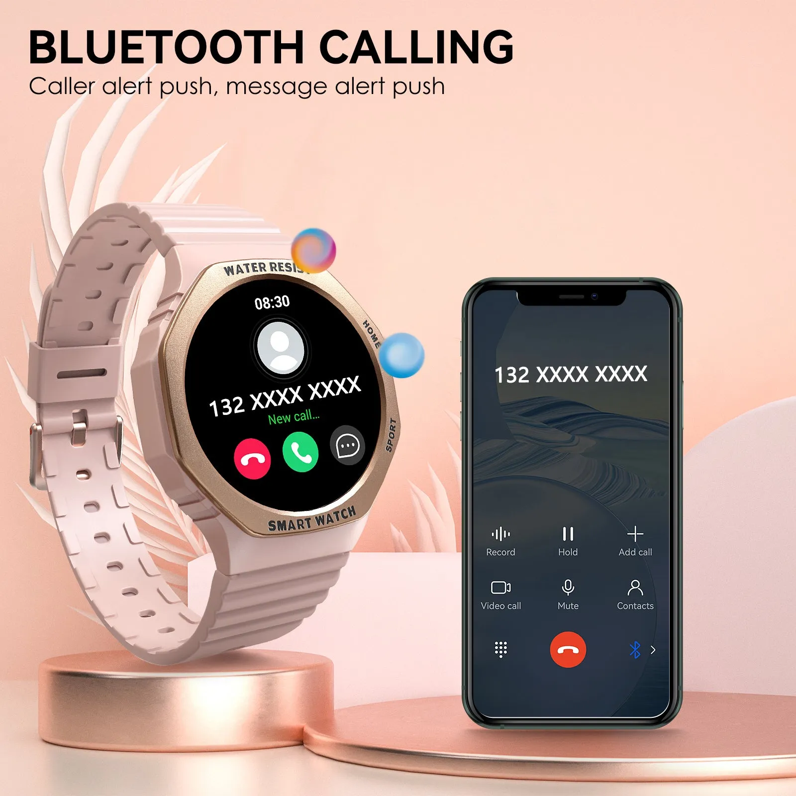 ElGllS Smart Watch For Women(Answer/Make Calls), Fitness WatchWith Heart Rate Blood Pressure SleepMonitor, 1.32" Women Sports SmartWatch For iPhone & Android, RuggedOutdoor Tactical Women's SmartWatch, Simple, Elegant, Cheap