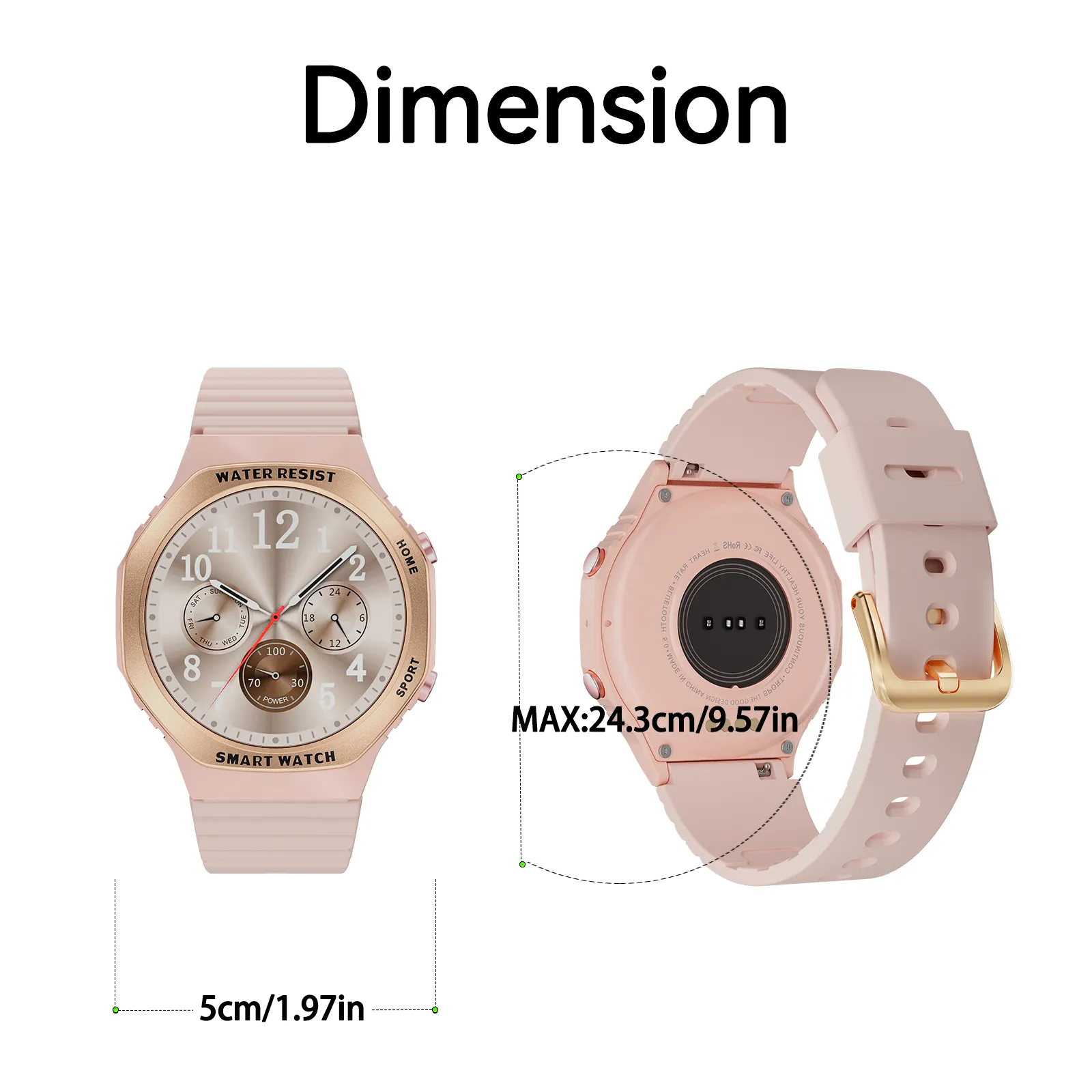 ElGllS Smart Watch For Women(Answer/Make Calls), Fitness WatchWith Heart Rate Blood Pressure SleepMonitor, 1.32" Women Sports SmartWatch For iPhone & Android, RuggedOutdoor Tactical Women's SmartWatch, Simple, Elegant, Cheap