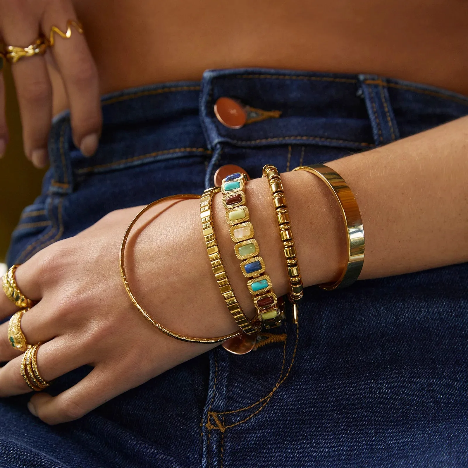 ELKIE GOLD BRACELET