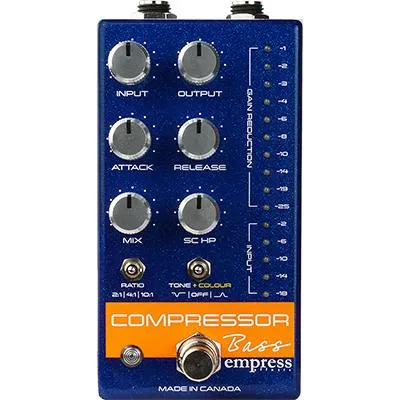 EMPRESS EFFECTS Compressor Bass Blue