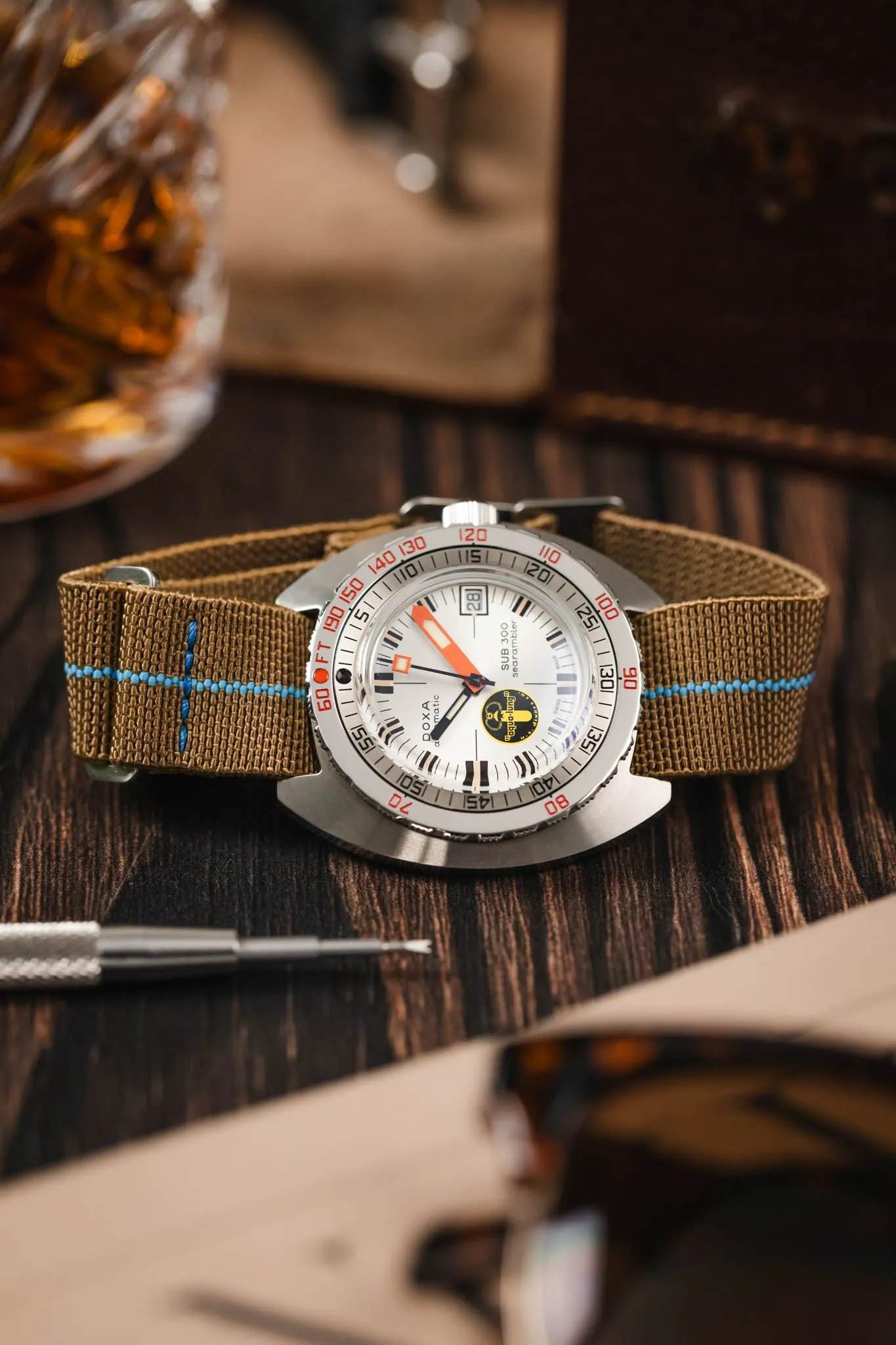 Erika's Originals SAHARA MN™ Watch Strap | Turquoise Centerline