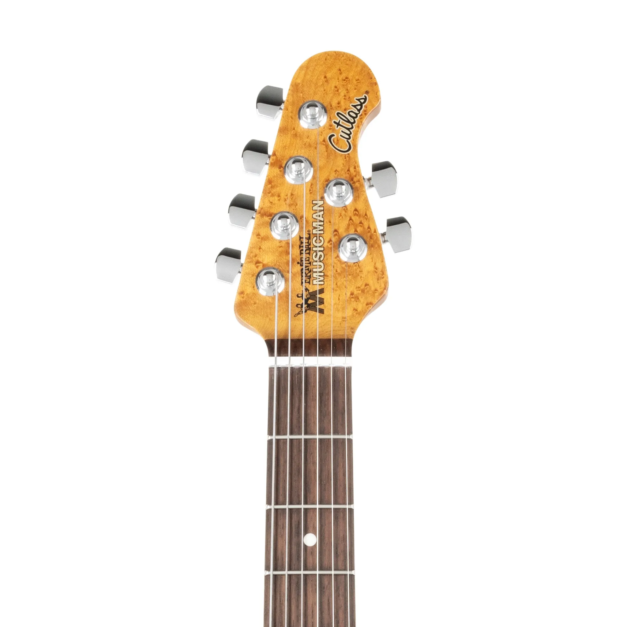Ernie Ball Music Man Cutlass HSS Electric Guitar, RW FB, Lakeside Blue