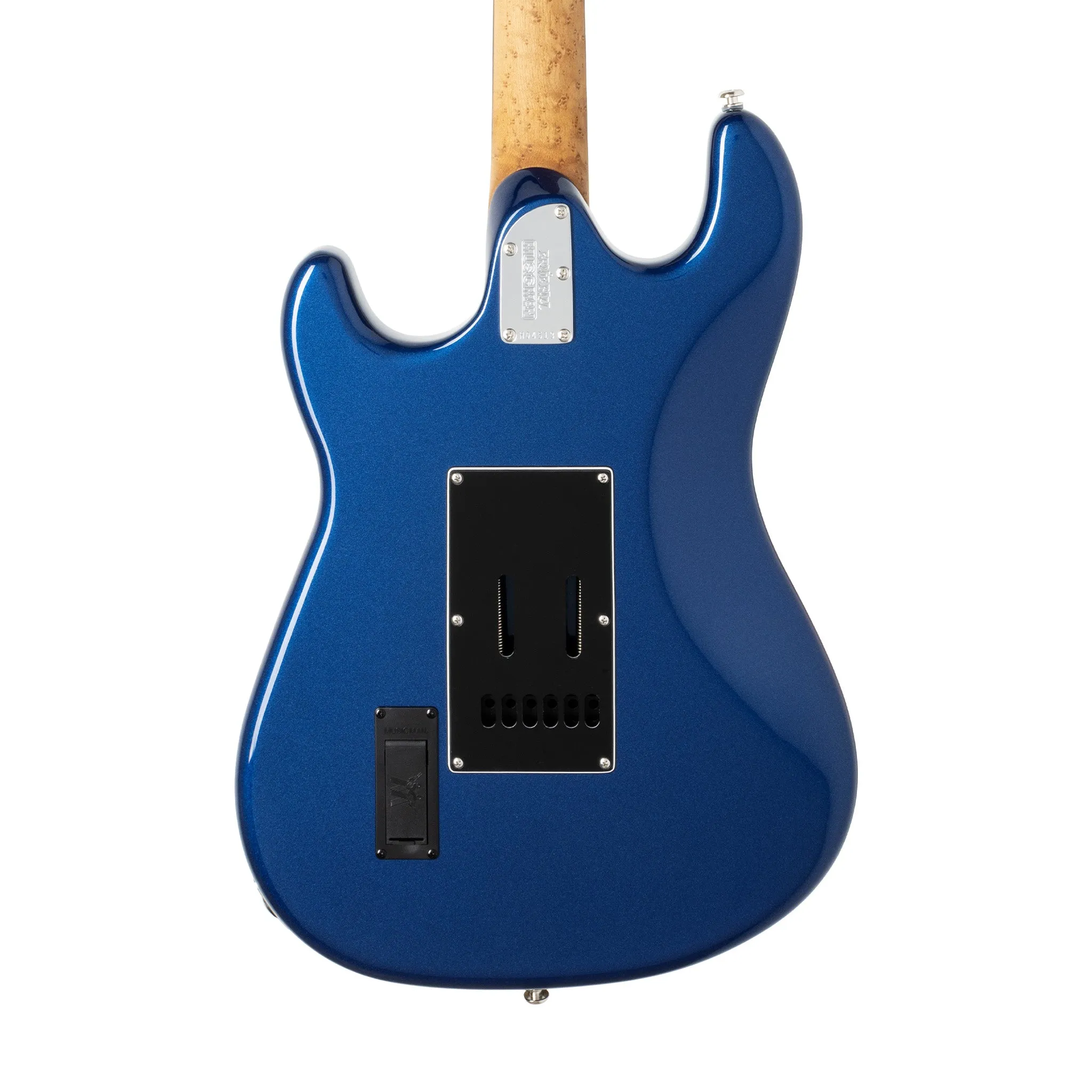 Ernie Ball Music Man Cutlass HSS Electric Guitar, RW FB, Lakeside Blue