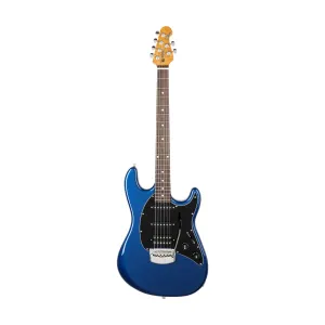 Ernie Ball Music Man Cutlass HSS Electric Guitar, RW FB, Lakeside Blue