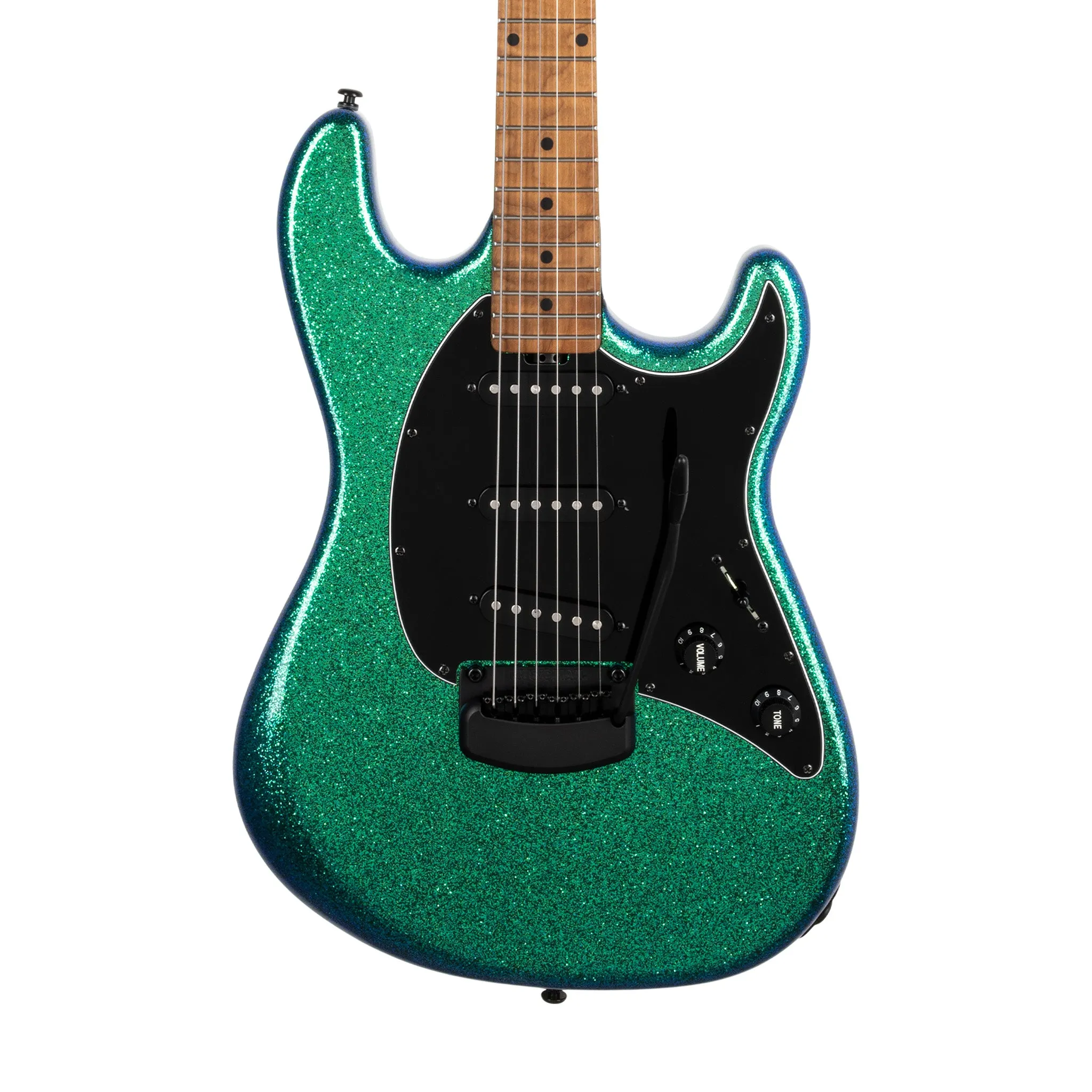 Ernie Ball Music Man Cutlass HT SSS Electric Guitar, Maple FB, Mystique