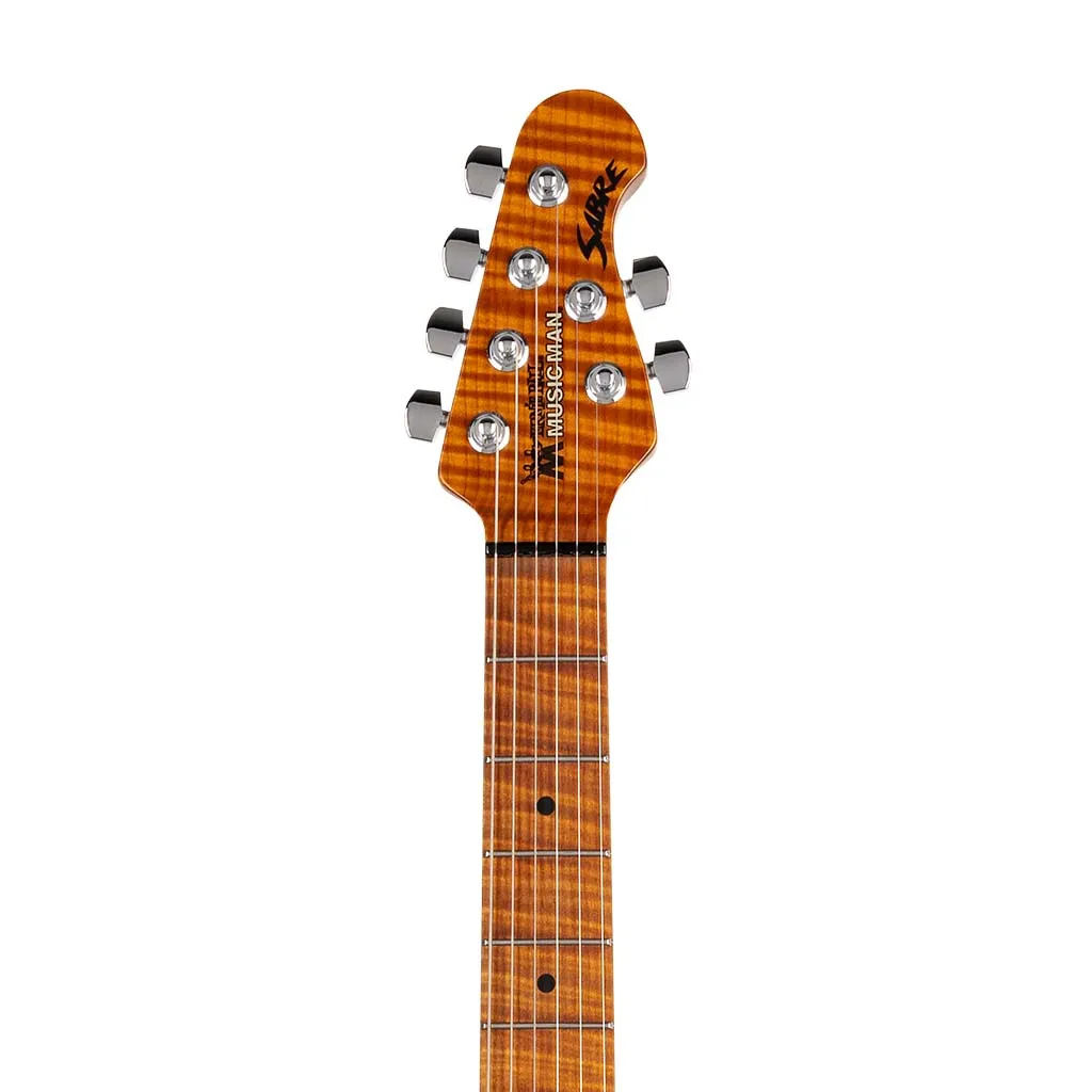 Ernie Ball Music Man Sabre HH Electric Guitar, Maple FB, Honey Suckle