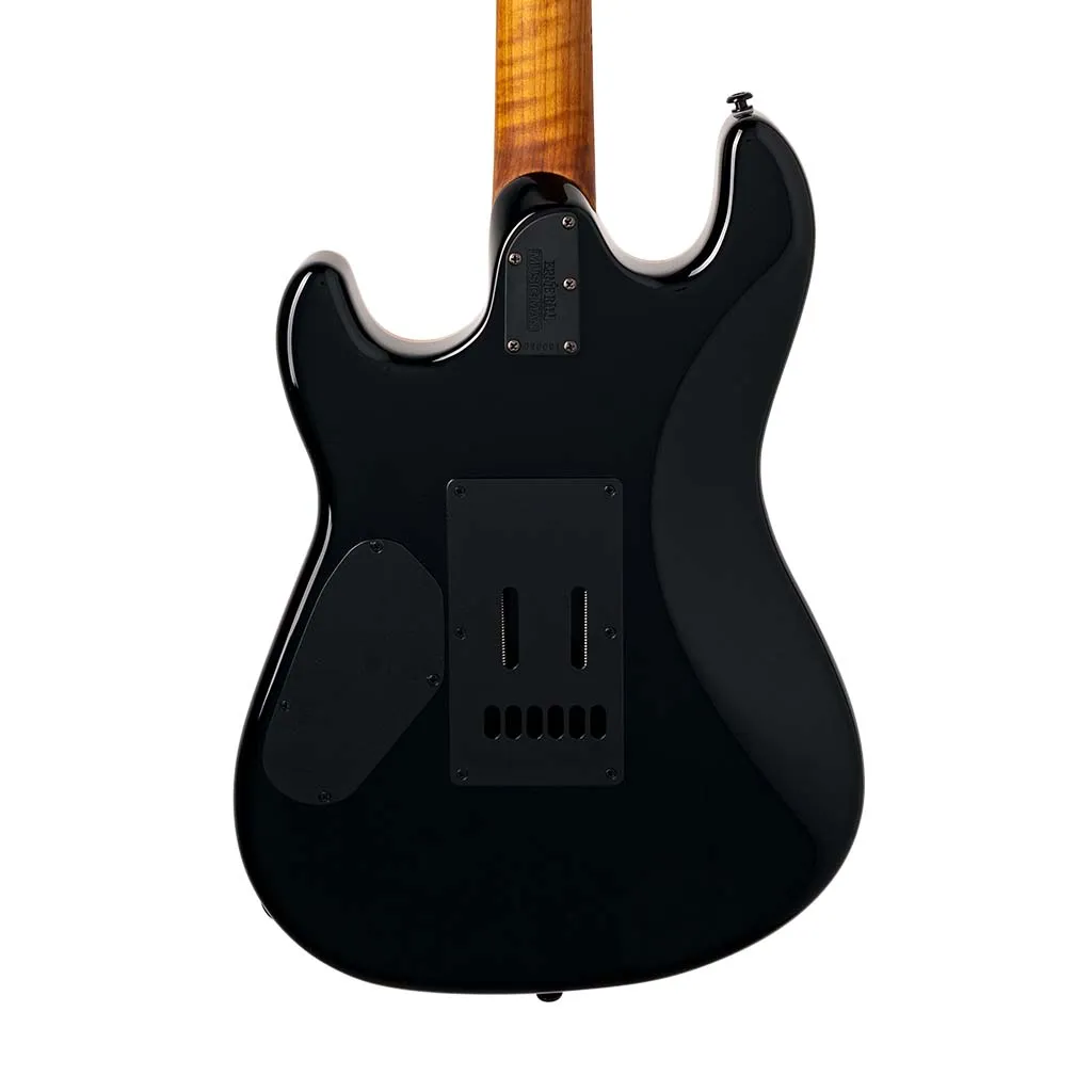 Ernie Ball Music Man Sabre HH Electric Guitar, RW FB, Bougie Burst
