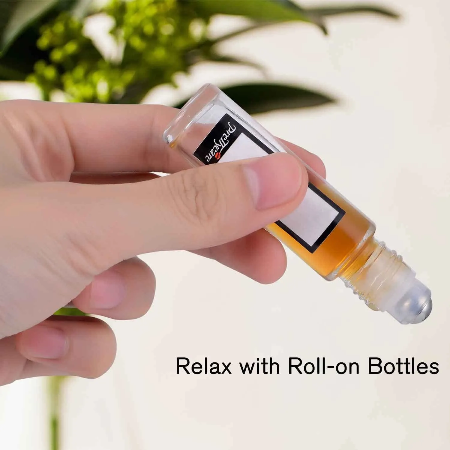 Essential Oil Roller Bottles for Oils 10Ml Glass Clear Perfume Bottles Empty with Extra Roller Balls, Opener, Funnel, Pipette, Labels, 4Pack Roll on Bottles