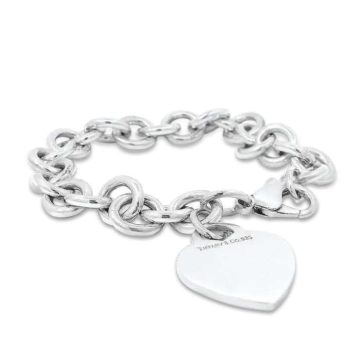 Estate Tiffany & Co. Heart Tag Necklace