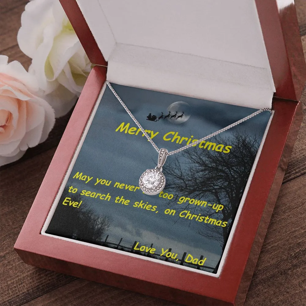 Eternal Hope Necklace,  For Her, for Christmas, Anniversary, Birthday, Valentine's Day, Mother's Day, with Custom Message Card