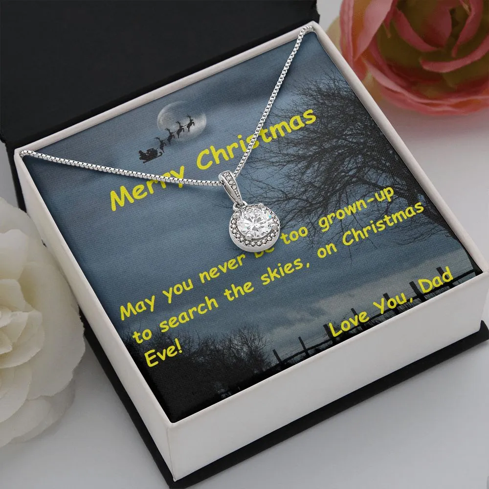 Eternal Hope Necklace,  For Her, for Christmas, Anniversary, Birthday, Valentine's Day, Mother's Day, with Custom Message Card