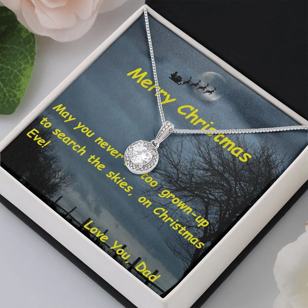 Eternal Hope Necklace,  For Her, for Christmas, Anniversary, Birthday, Valentine's Day, Mother's Day, with Custom Message Card