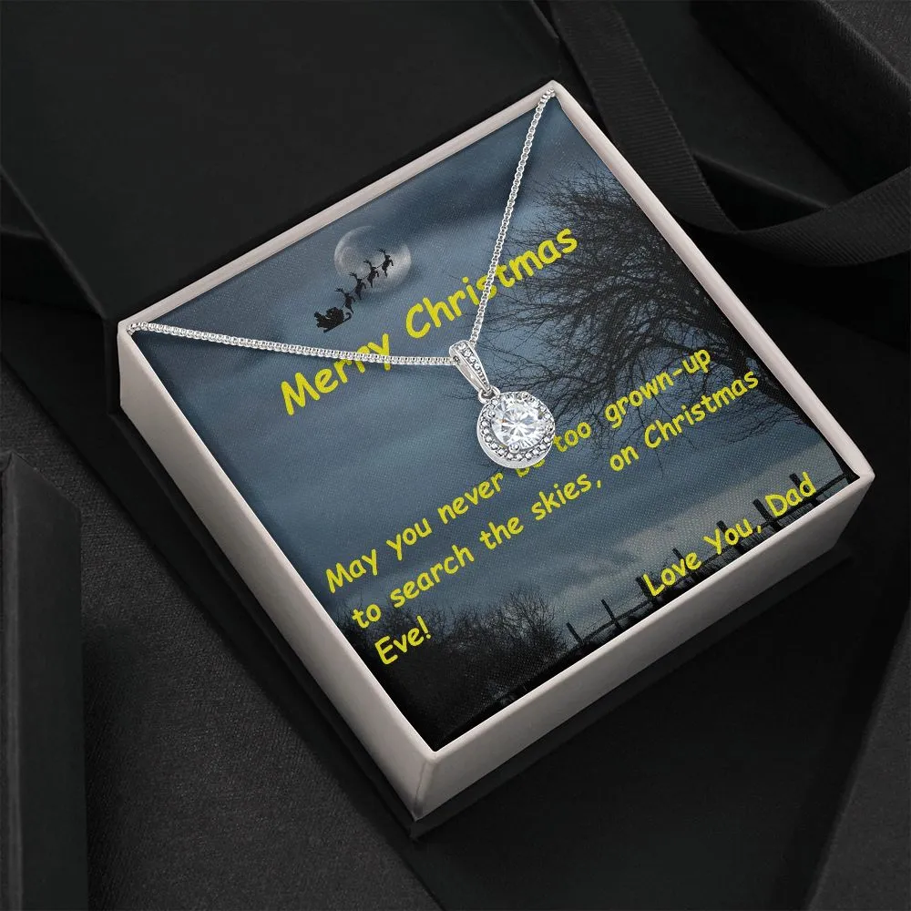 Eternal Hope Necklace,  For Her, for Christmas, Anniversary, Birthday, Valentine's Day, Mother's Day, with Custom Message Card