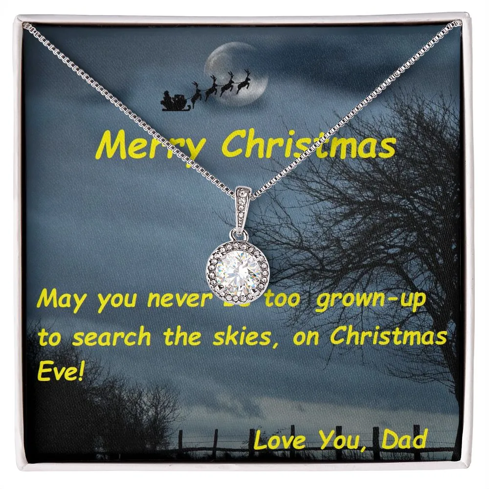 Eternal Hope Necklace,  For Her, for Christmas, Anniversary, Birthday, Valentine's Day, Mother's Day, with Custom Message Card