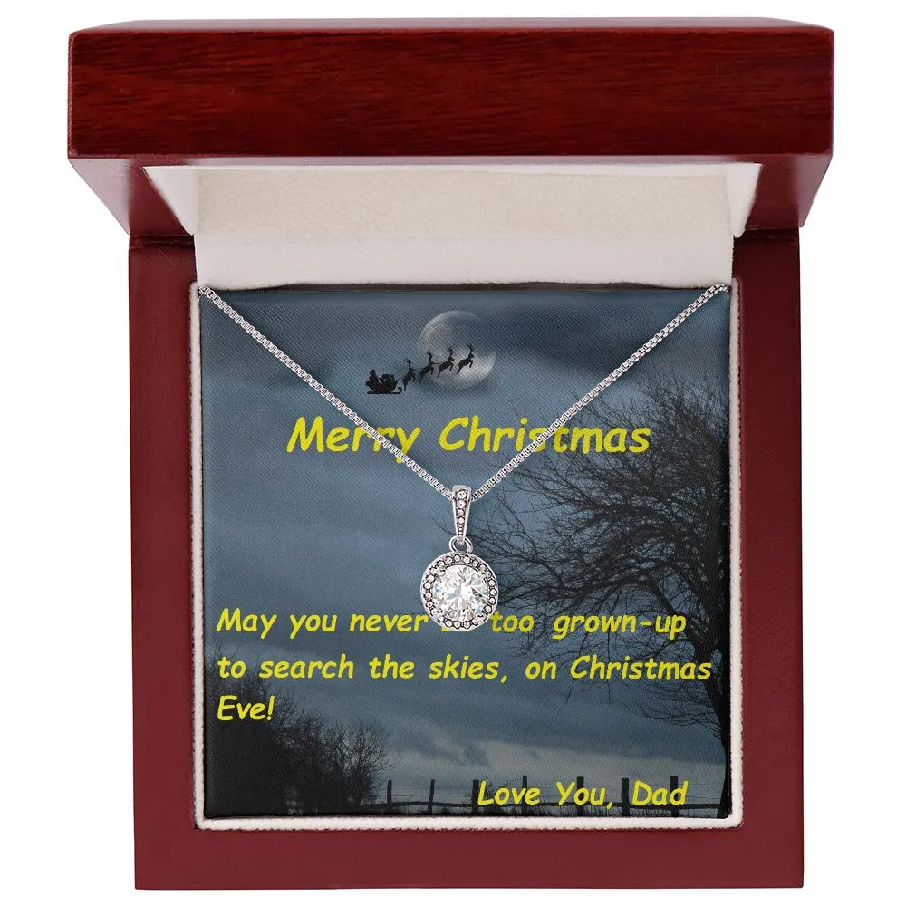 Eternal Hope Necklace,  For Her, for Christmas, Anniversary, Birthday, Valentine's Day, Mother's Day, with Custom Message Card
