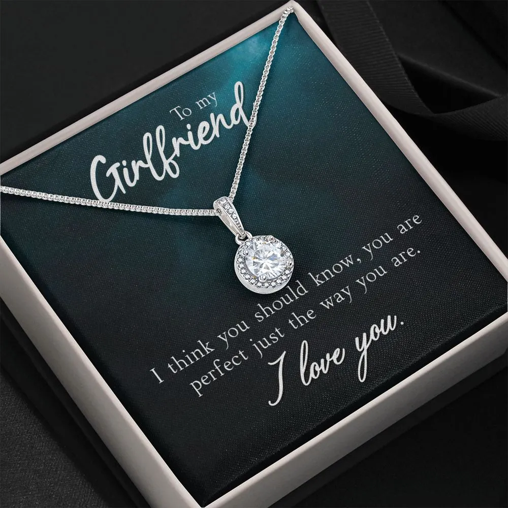 Eternal Hope Necklace, To My Girlfriend, Necklace For Girlfriend, Custom Message Card, Girlfriend Jewelry, Girlfriend Gift, Anniversary Gift