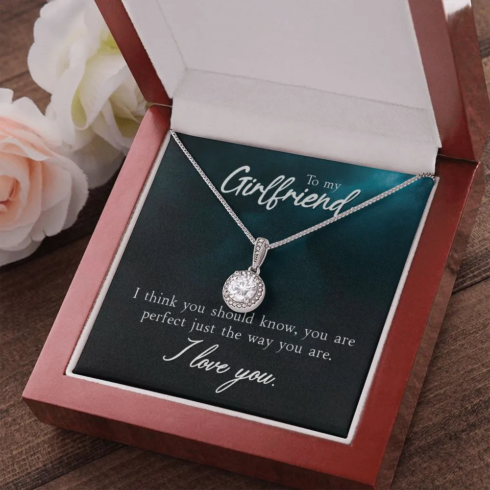 Eternal Hope Necklace, To My Girlfriend, Necklace For Girlfriend, Custom Message Card, Girlfriend Jewelry, Girlfriend Gift, Anniversary Gift
