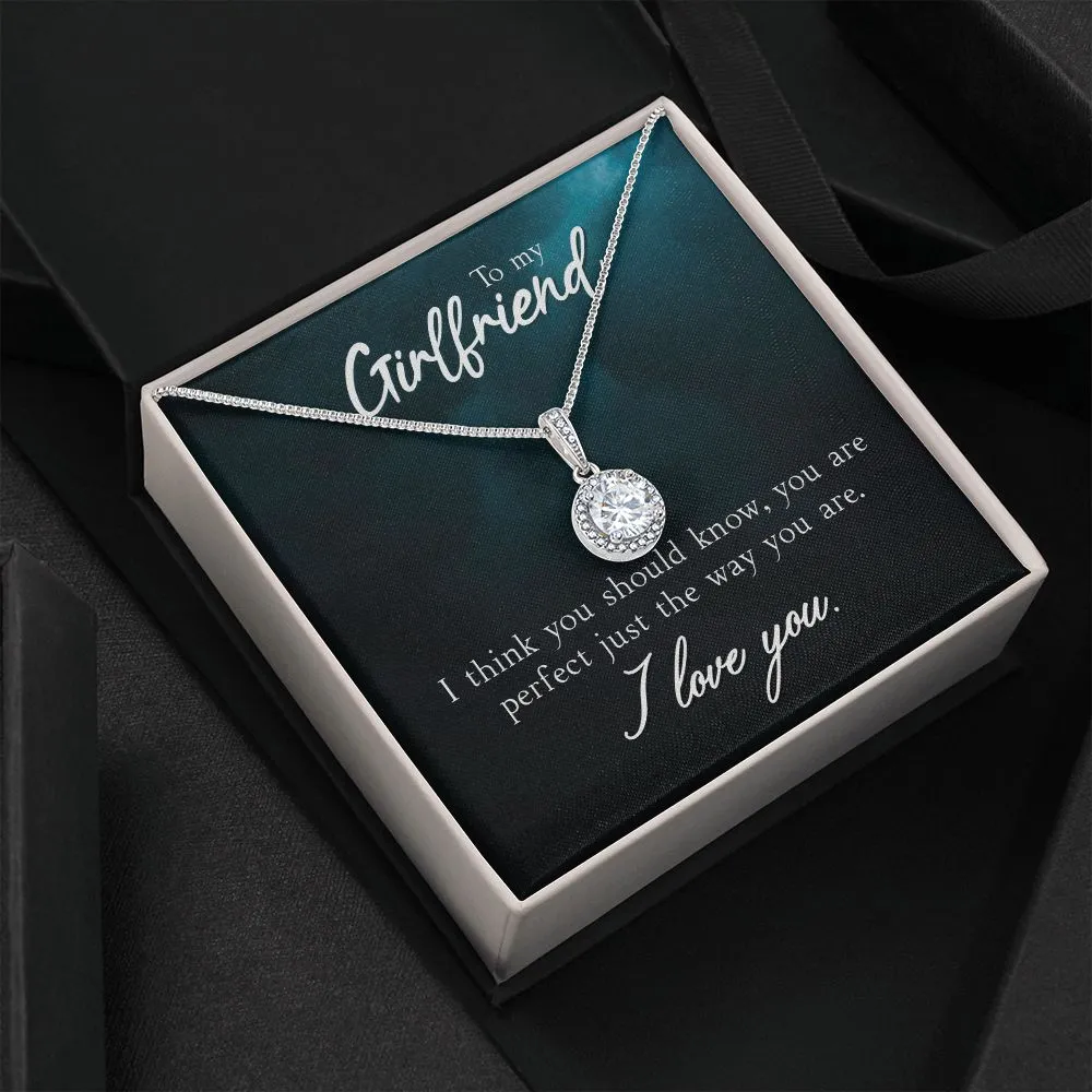 Eternal Hope Necklace, To My Girlfriend, Necklace For Girlfriend, Custom Message Card, Girlfriend Jewelry, Girlfriend Gift, Anniversary Gift