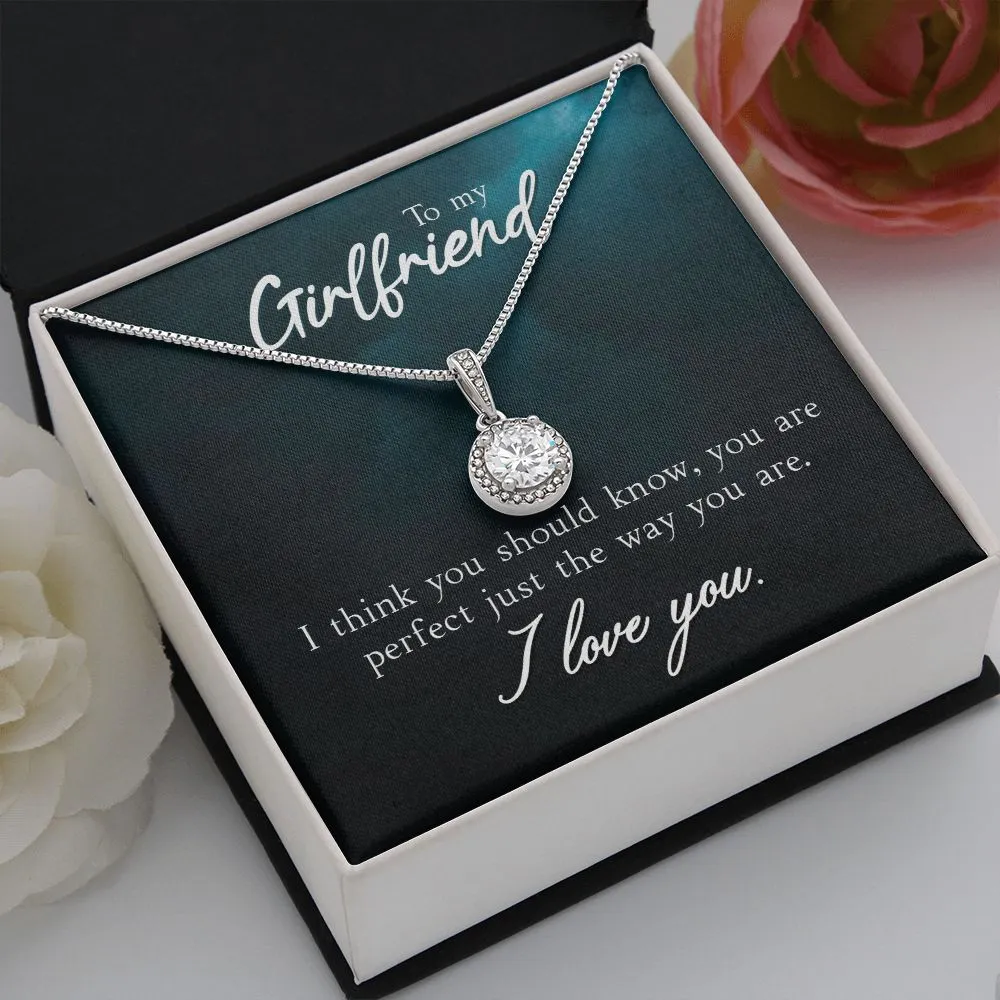 Eternal Hope Necklace, To My Girlfriend, Necklace For Girlfriend, Custom Message Card, Girlfriend Jewelry, Girlfriend Gift, Anniversary Gift
