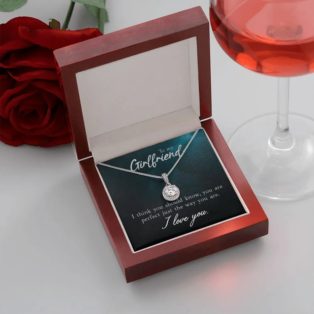 Eternal Hope Necklace, To My Girlfriend, Necklace For Girlfriend, Custom Message Card, Girlfriend Jewelry, Girlfriend Gift, Anniversary Gift