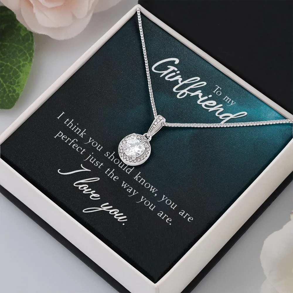 Eternal Hope Necklace, To My Girlfriend, Necklace For Girlfriend, Custom Message Card, Girlfriend Jewelry, Girlfriend Gift, Anniversary Gift