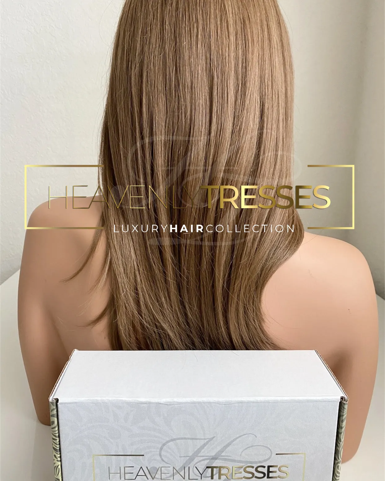 European Wig: Unprocessed Virgin European Russian Slavic Hair Natural Straight Wig  - "Janet"