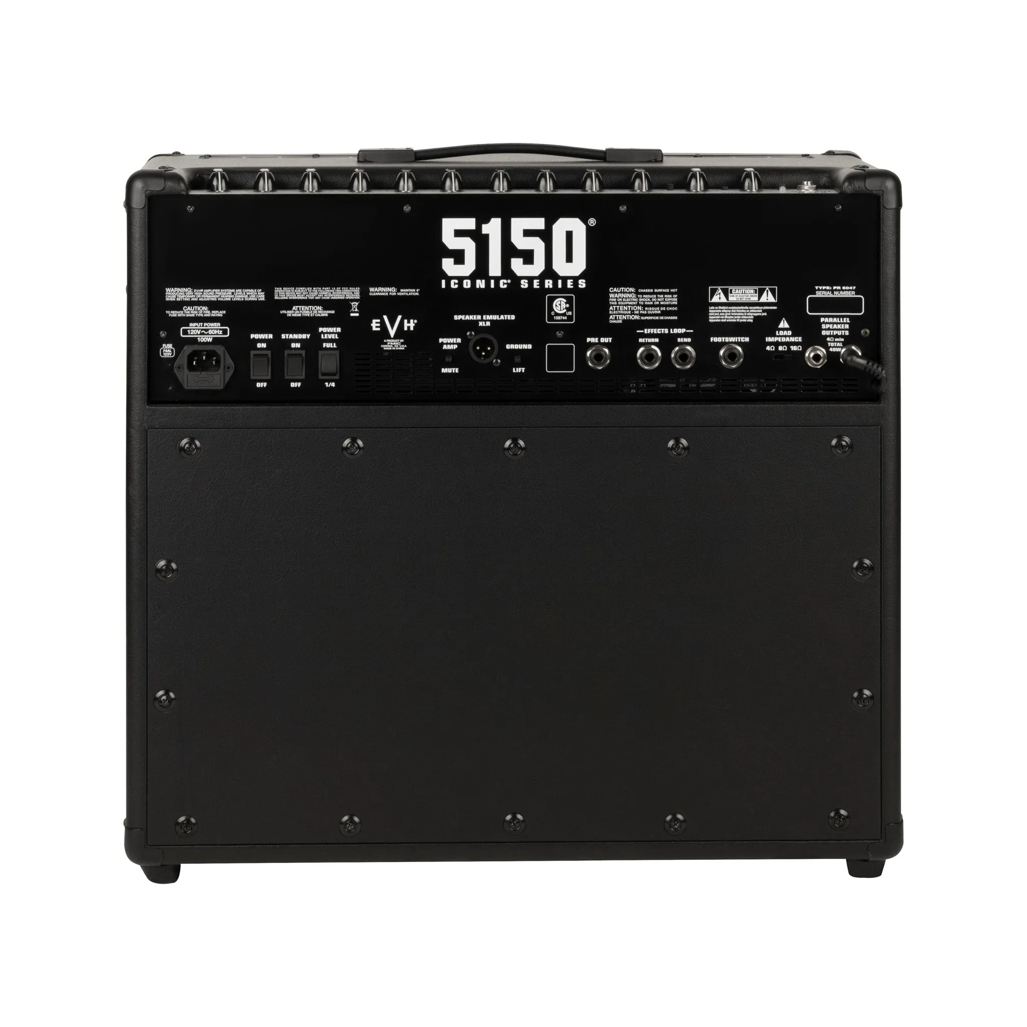 EVH 5150 Iconic 40W Guitar Amplifier, Black, 230V EUR